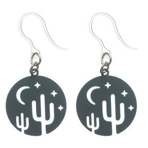 Night Desert Dangles Hypoallergenic Earrings for Sensitive Ears Made with Plastic Posts