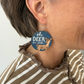 Oh Deer It's Fall Dangles Hypoallergenic Earrings for Sensitive Ears with Plastic Posts
