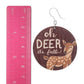 Oh Deer It’s Fall Earrings (Dangles) - size