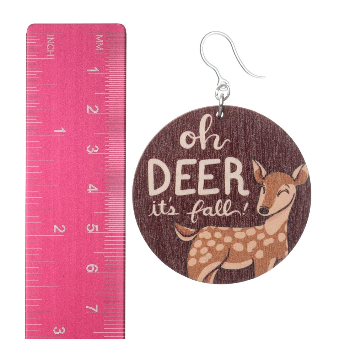 Oh Deer It’s Fall Earrings (Dangles) - size