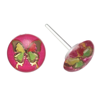 Ornate Butterfly Studs