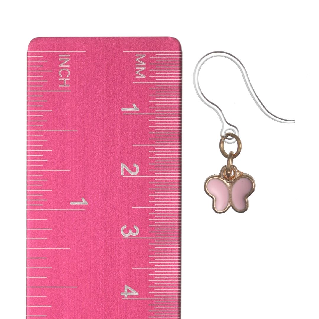 Pastel Butterfly Earrings (Dangles) - size