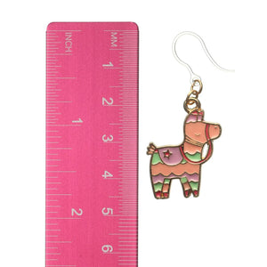 Pastel Donkey Dangles Hypoallergenic Earrings for Sensitive Ears Made with Plastic Posts