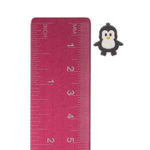 Penguin Studs Hypoallergenic Earrings for Sensitive Ears Made with Plastic Posts