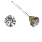 Petite Faux Diamond Earrings (Studs) - 6mm