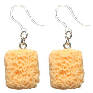 Ramen Noodle Dangles Hypoallergenic Earrings for Sensitive Ears Made with Plastic Posts