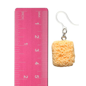 Ramen Noodle Dangles Hypoallergenic Earrings for Sensitive Ears Made with Plastic Posts