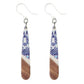 Stamped Wooden Celluloid Bar Dangles