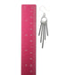 Hanging Silver Bars Earrings (Dangles) - size