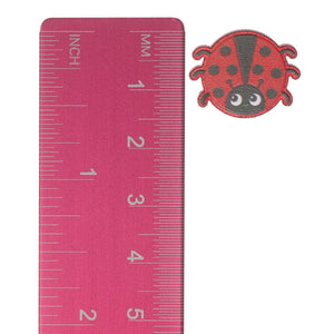 Exaggerated Ladybug Studs Hypoallergenic Earrings for Sensitive Ears Made with Plastic Posts