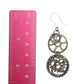 Gear Dangles Hypoallergenic Earrings for Sensitive Ears Made with Plastic Posts