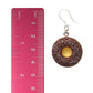 Exaggerated Mismatch Donut Dangles Hypoallergenic Earrings for Sensitive Ears Made with Plastic Posts