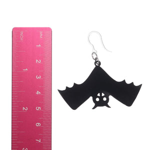 Exaggerated Bat Dangles Hypoallergenic Earrings for Sensitive Ears Made with Plastic Posts