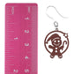 Gingerbread Candy Cane Dangles Hypoallergenic Earrings for Sensitive Ears Made with Plastic Posts