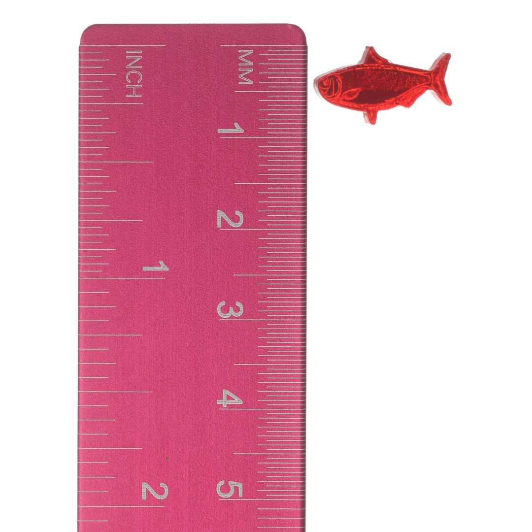 Red Herring Studs Hypoallergenic Earrings for Sensitive Ears Made with