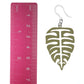 Palm Leaf Dangles Hypoallergenic Earrings for Sensitive Ears Made with Plastic Posts