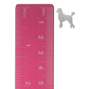 Poodle Studs Hypoallergenic Earrings for Sensitive Ears Made with Plastic Posts
