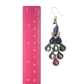 Jeweled Peacock Dangles