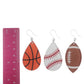 Glassy Sports Drop Dangles Hypoallergenic Earrings for Sensitive Ears Made with Plastic Posts