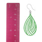 Large Teardrop Swirl Dangles Hypoallergenic Earrings for Sensitive Ears Made with Plastic Posts