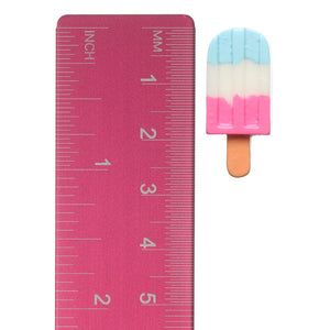 Exaggerated Popsicle Studs Hypoallergenic Earrings for Sensitive Ears Made with Plastic Posts