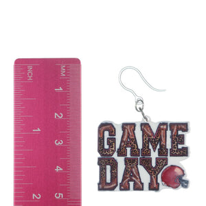 Game Day Dangles Hypoallergenic Earrings for Sensitive Ears Made with Plastic Posts