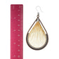 Bronze String Teardrop Dangles Hypoallergenic Earrings for Sensitive Ears Made with Plastic Posts