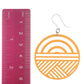 Sunrise Dangles Hypoallergenic Earrings for Sensitive Ears Made with Plastic Posts