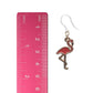 Flamingo Dangles Hypoallergenic Earrings for Sensitive Ears Made with Plastic Posts