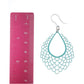 Water Droplet Dangles Hypoallergenic Earrings for Sensitive Ears Made with Plastic Hooks