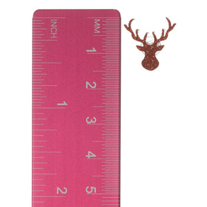 Deer Studs Hypoallergenic Earrings for Sensitive Ears Made with Plastic Posts