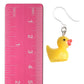 Rubber Duck Dangles Hypoallergenic Earrings for Sensitive Ears with Plastic Posts