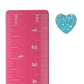 Faux Druzy Heart Studs Hypoallergenic Earrings for Sensitive Ears with Plastic Posts
