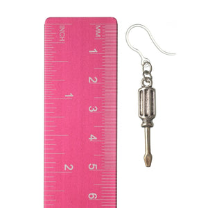 Screwdriver Dangles Hypoallergenic Earrings for Sensitive Ears Made with Plastic Posts