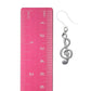 Silver Treble Clef Dangles Hypoallergenic Earrings for Sensitive Ears Made with Plastic Posts