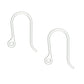 Hypoallergenic Clear Plastic Hook Earrings (Blanks)