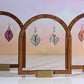 Small Peacock Dangles Hypoallergenic Earrings for Sensitive Ears with Plastic Posts