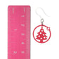 Star Christmas Tree Dangles Hypoallergenic Earrings for Sensitive Ears Made with Plastic Posts