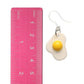 Sunny Side Up Fried Egg Dangles Hypoallergenic Earrings for Sensitive Ears Made with Plastic Posts