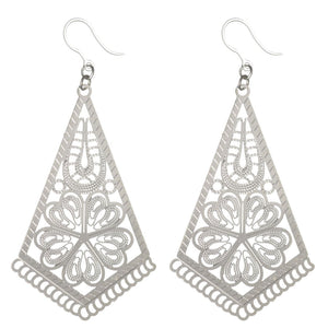 Table Runner Dangles Hypoallergenic Earrings for Sensitive Ears Made with Plastic Posts
