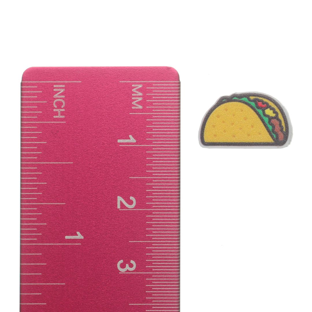 Taco Earrings (Studs) - size