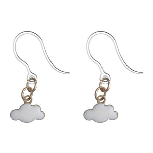 Tiny Cloud Earrings (Dangles)