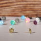 Petite Faux Druzy Studs Hypoallergenic Earrings for Sensitive Ears with Plastic Posts