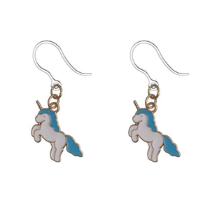 Unicorn Earrings (Dangles) - blue