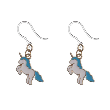 Unicorn Earrings (Dangles) - blue