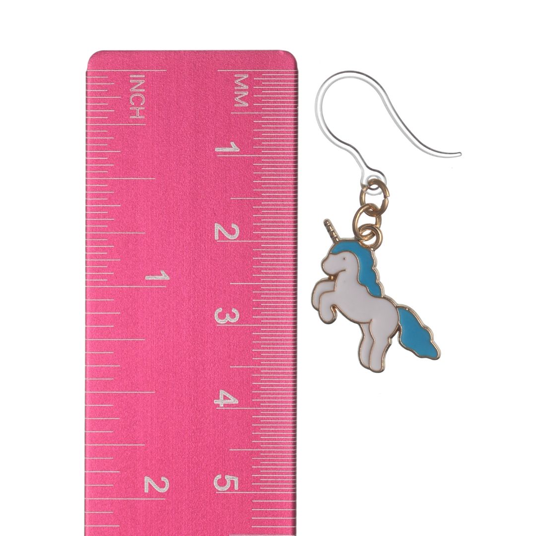 Unicorn Earrings (Dangles) - size