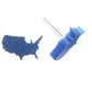 United States Studs Hypoallergenic Earrings for Sensitive Ears Made with Plastic Posts