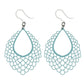 Water Droplet Dangles Hypoallergenic Earrings for Sensitive Ears Made with Plastic Hooks