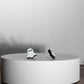 White Sheet Ghost Studs Hypoallergenic Earrings for Sensitive Ears with Plastic Posts
