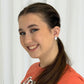 White Sheet Ghost Studs Hypoallergenic Earrings for Sensitive Ears with Plastic Posts